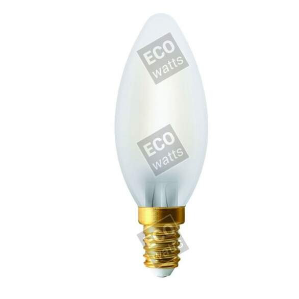 Lampe FS Flamme à Filament LED Lisse 2 W E14 210 lm Ecowatts Girard Sudron – Satiné