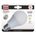 Girard sudron ecowatts - standard a60 led 270° 6w e27 2700k 540lm 3125469986621