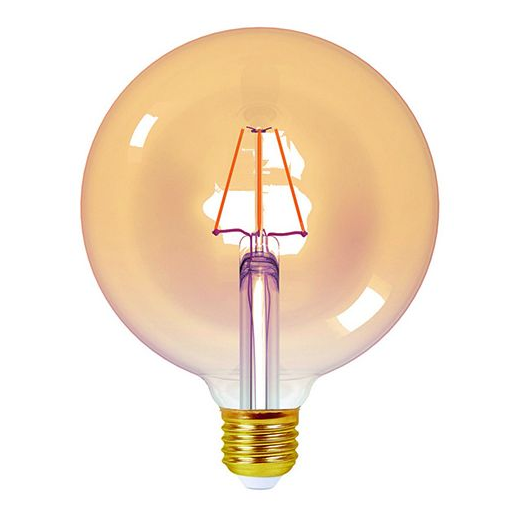 Girard sudron ecowatts - globe led e27 vintage 4w ambré blister