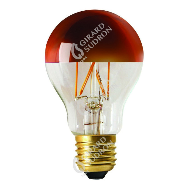 Girard sudron standard a60 filament led "calotte bronze" 6w e27 2700k 750lm dim.
