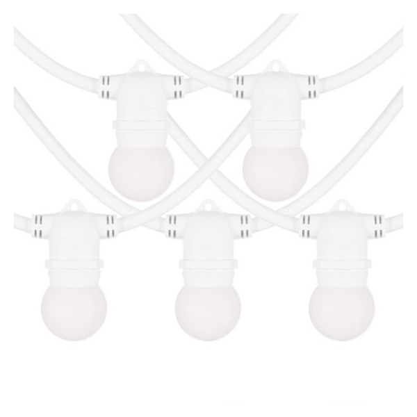 Girard sudron lot 5 spheriques led ip44 e27 1w blanc