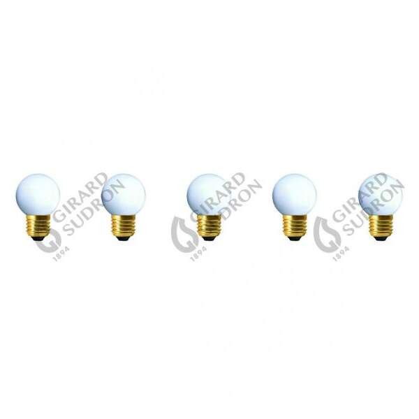 Girard sudron lot 5 spheriques led ip44 e27 1w blanc