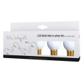 Girard sudron lot 5 spheriques led ip44 e27 1w blanc