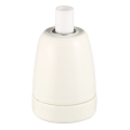 Girard sudron douille e27 porcelaine lisse m10x1