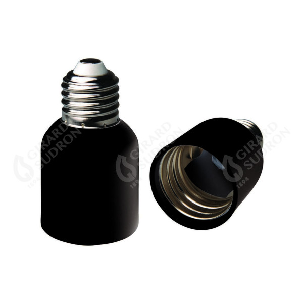 Adaptateur e27 => e40 noir