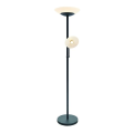 Girard sudron carpo - lampadaire avec liseuse led Ø400x1810 42+4.5w 3000k 3600+400lm 120° noir dim