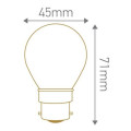 Girard sudron spherical g45 led 330° 5w b22 2700k 400lm