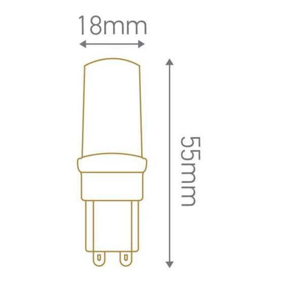 Girard sudron g9 ecowatts blister 3.3w  330lm 18*55mm