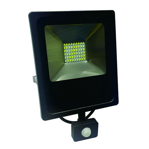 Girard sudron isonoe - ecowatts - projecteur led ip 65 180x58x240 30w 3000k 2400lm 120° noir