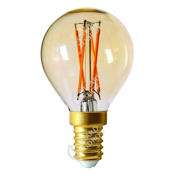 Girard sudron sphérique g45 e14 4w dimmable en 2200 k ambrée