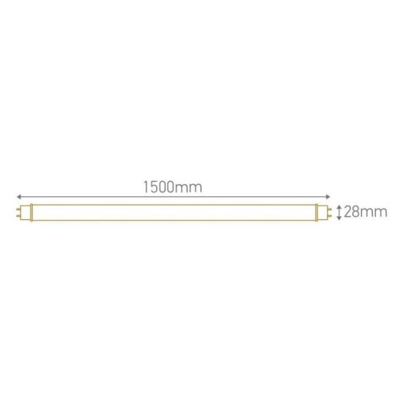 Girard sudron ecowatts - tube led t8 g13 150cm 25w 4000k 2000lm 3125461673727