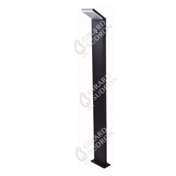 Girard sudron jabbah ii - poteau lumineux led 75x75x1000 9w 4000k 690lm gris foncé
