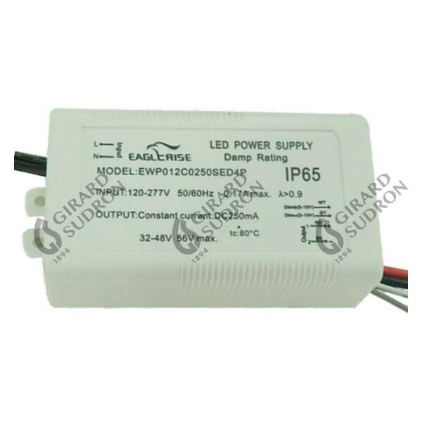 Girard sudron convertisseur pour spot encastré led 100x48x27 12w 0-10v dim blanc