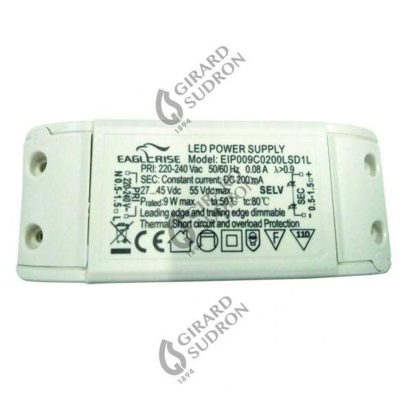 Girard sudron convertisseur pour dalle led 105x42x24 12w triac dim