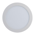 Girard sudron kili - ecowatts - luminaire encastré led Ø120x25 enc.Ø108 6w 4000k 440lm 110° blanc