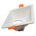 Girard sudron encastr. 95*95mm cut.85*85mm blanc pour module downlight à visser 10w