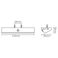 Girard sudron menkar - eclairage de meuble led 210x55x30 1w 3000k 100lm 90° noir
