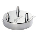 Girard sudron plafonnier acier chrome trois sorties
