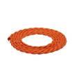 Girard sudron câble tressé  double isolation  orange  (2m)