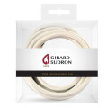 Girard sudron  câble textile double isolation  blanc (2m)