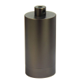 Girard sudron  douille cylindre e27 acier gris anthracite métallisé