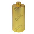 Girard sudron douille cylindre e27 acier doré métallisé 