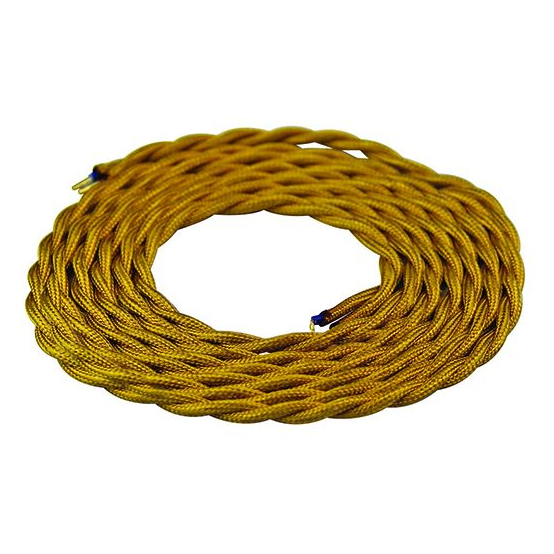 Girard sudron cable torsadé or