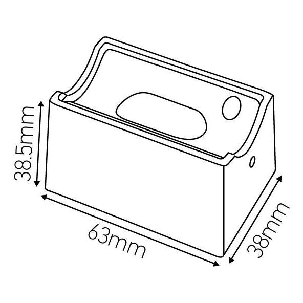 Girard sudron douille lineaire centrale s14d coiffe plastique blanc