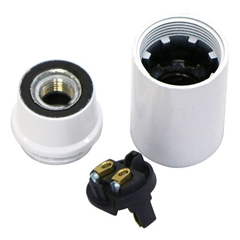 Girard sudron douille e12 lisse blanche