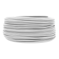 Girard sudron cable rond dble isol.3x0.75+t.blanc