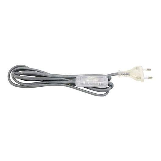 Girard sudron cordon 2x0.75 text.gris 2m inter trans