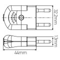 Girard sudron  fiche démontable 2.5a noir