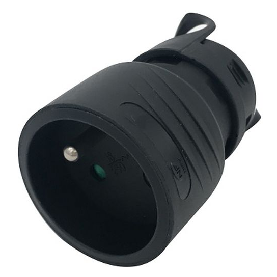 Girard sudron fiche femelle bipolaire + terre 16 a noire