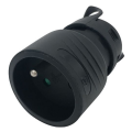 Girard sudron fiche femelle bipolaire + terre 16 a noire