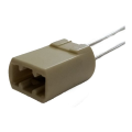 Douille g9 cable 25 cm 2a/250v t280°c. steatite