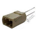 Douille g9 cable 25 cm 2a/250v t280°c. steatite