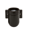 Girard sudron applique porcelaine e27 conique noir