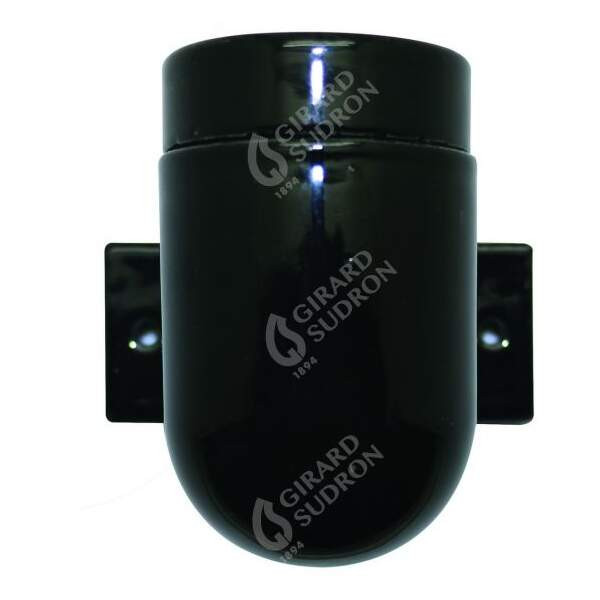 Girard sudron applique porcelaine e27 conique noir