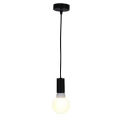 Suspension e27 max.40w noir mat cable l.100cm noir