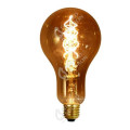 Girard sudron ampoule géante filament led twisted 180mm 4w e27 2000k 200lm dim. smoky