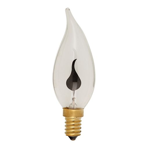 Girard sudron flamme flicker incurv.2/3w 230v e14 s/c