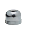 Culot m10x1 e27 metal zingue blanc