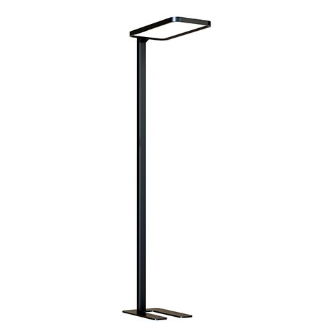 Girard sudron calyce - lampadaire led 610x310x1950 80w 4000k 7040lm 120° noir dim