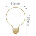 Girard sudron globe g80 led cosmos 3d 4w e27 non dim. - argent