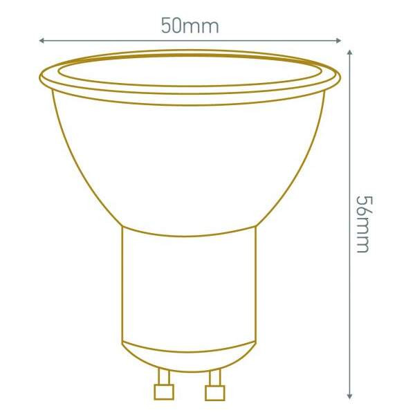 Girard sudron spot led 7.5w gu10 2700k 400lm 5°