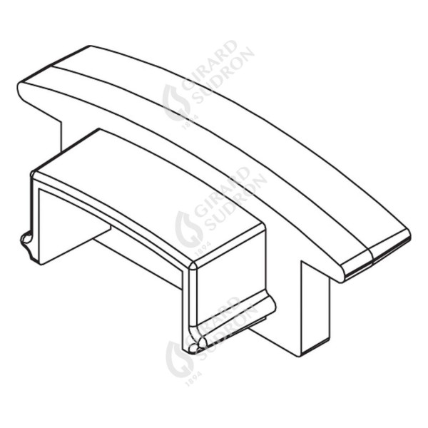 Girard sudron embouts pour profile alu 30.5x10