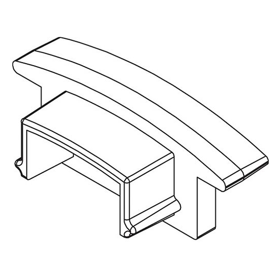 Girard sudron embouts pour profile alu 30.5x10