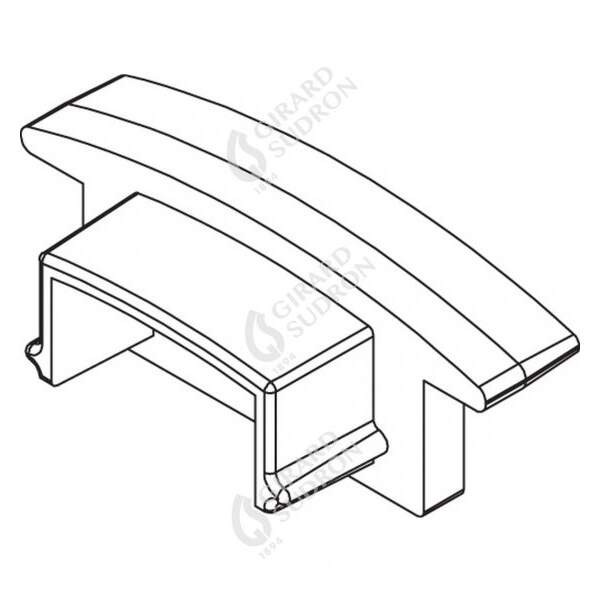 Girard sudron embouts pour profile alu 30.5x10