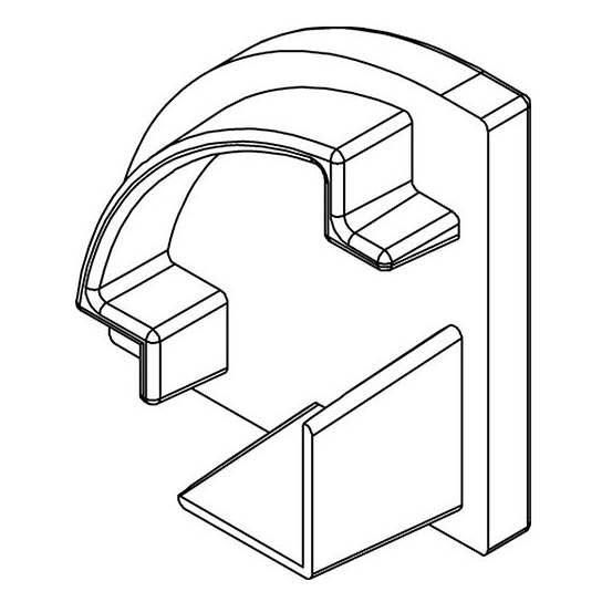 Girard sudron embouts pour profile aluminium 16x16