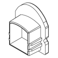 Girard sudron embouts pour profile aluminium 15.5x12